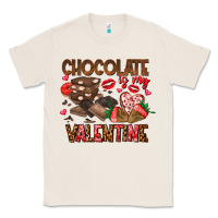 Natural Chcolate is my Valentine Classic Tee - CowhideDigitalArt