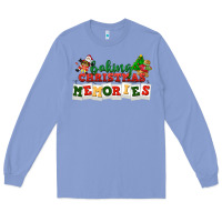 Colony Blue Baking Christmas memories Long Sleeve Tee - NancyCooperArtShop