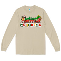 Mushroom Baking Christmas memories Long Sleeve Tee - NancyCooperArtShop