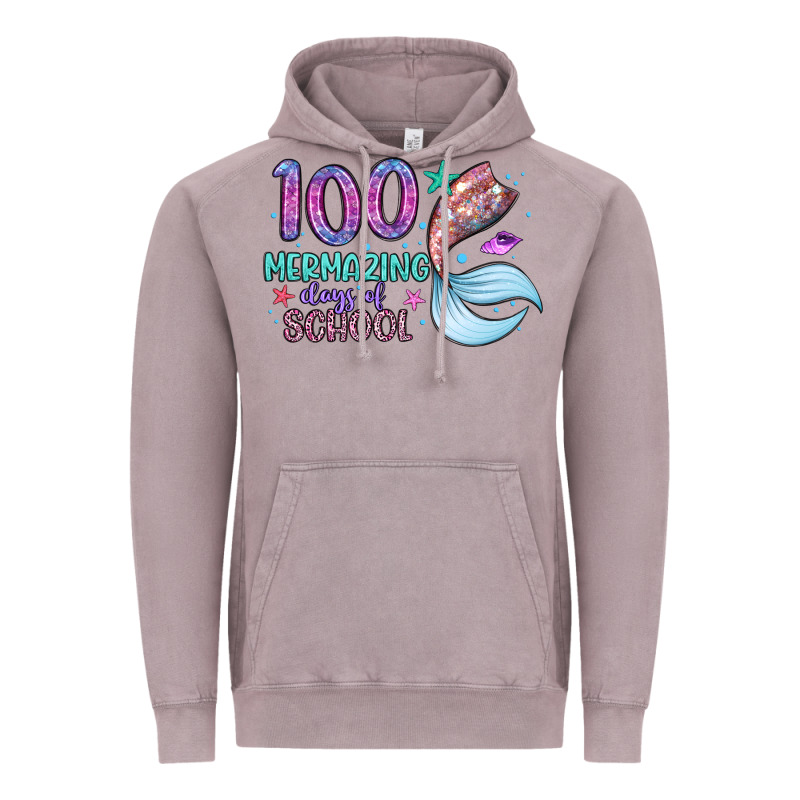 100 Mermazing Days Of School Vintage Hoodie by Artiststas | Teevron