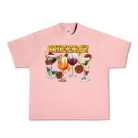 Salmon Cheers Christmas Coctail Urban Heavy Tee - AdoDesignShop
