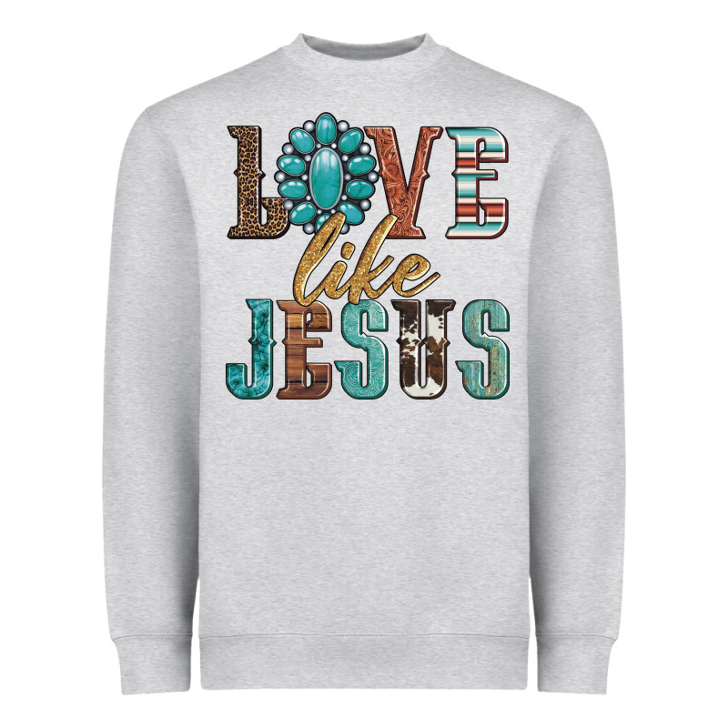 Love Like Jesus Heavyweight Sweatshirt by Artiststas | Teevron