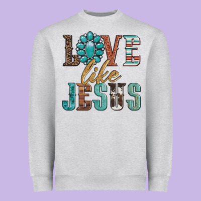Love Like Jesus Heavyweight Sweatshirt Designed By Artiststas