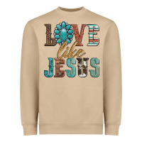 Mushroom love like jesus Heavyweight Sweatshirt - Artiststas