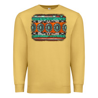 Antique Gold turquoise western background Premium Sweatshirt - Jasminsmagicworld