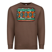 Chestnut turquoise western background Premium Sweatshirt - Jasminsmagicworld