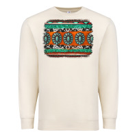 Sandshell turquoise western background Premium Sweatshirt - Jasminsmagicworld