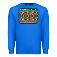 True Royal turquoise western background Premium Sweatshirt - Jasminsmagicworld