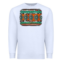White turquoise western background Premium Sweatshirt - Jasminsmagicworld