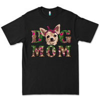 Black christmas dog mom chihuahua Premium Tee - RanaPortraitStore