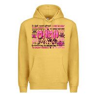 Antique Gold mama its okay typography Premium Hoodie - JahusDesignShop