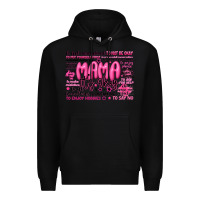 Black mama its okay typography Premium Hoodie - JahusDesignShop