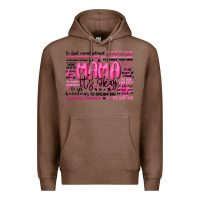 Chestnut mama its okay typography Premium Hoodie - JahusDesignShop