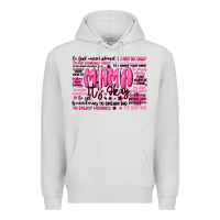 Dove Grey mama its okay typography Premium Hoodie - JahusDesignShop