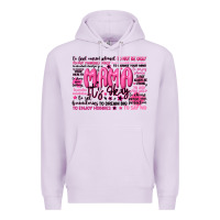Lilac mama its okay typography Premium Hoodie - JahusDesignShop