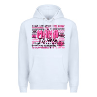 White mama its okay typography Premium Hoodie - JahusDesignShop