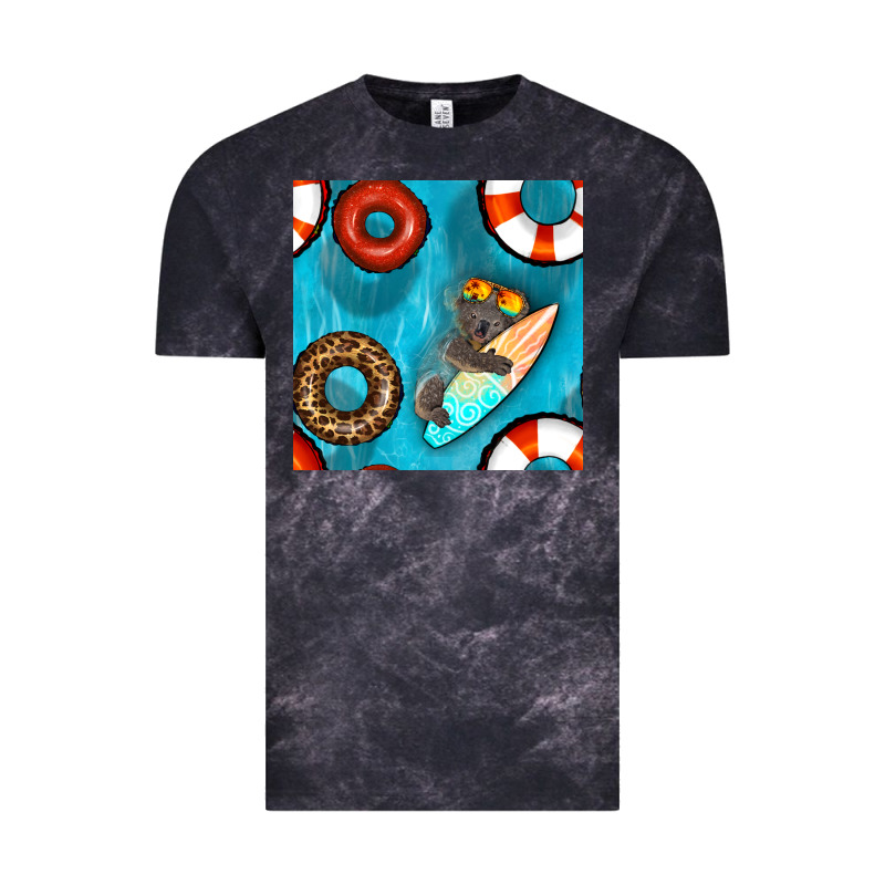 Koala At The Pool Seamless Pattern Vintage Tee by BundleAndBundleShop | Teevron