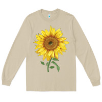 Mushroom bambino sunflower Long Sleeve Tee - LillyAllenDesigns
