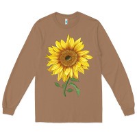Toasted Coconut bambino sunflower Long Sleeve Tee - LillyAllenDesigns