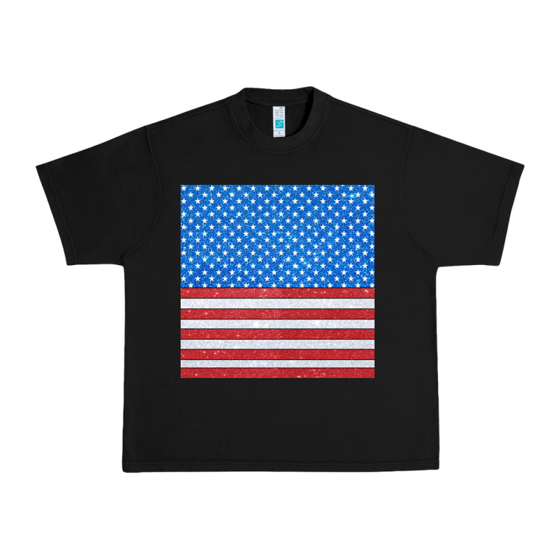Glitter 4th Of July Seamless Pattern Urban Heavy Tee by BundleAndBundleShop | Teevron