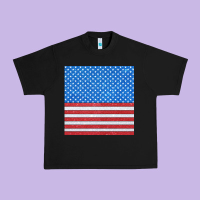 Glitter 4th Of July Seamless Pattern Urban Heavy Tee Designed By Bundleandbundleshop