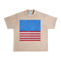 French Oak Glitter 4th Of July Seamless Pattern Urban Heavy Tee - BundleAndBundleShop