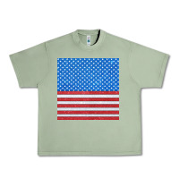 Oil Green Glitter 4th Of July Seamless Pattern Urban Heavy Tee - BundleAndBundleShop