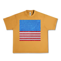 Peanut Butter Glitter 4th Of July Seamless Pattern Urban Heavy Tee - BundleAndBundleShop