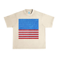 Sandshell Glitter 4th Of July Seamless Pattern Urban Heavy Tee - BundleAndBundleShop
