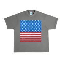 Tornado Glitter 4th Of July Seamless Pattern Urban Heavy Tee - BundleAndBundleShop