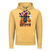 Vintage Mustard Boo heifer black angus Vintage Hoodie - RanaPortraitStore