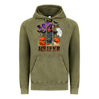Vintage Olive Boo heifer black angus Vintage Hoodie - RanaPortraitStore