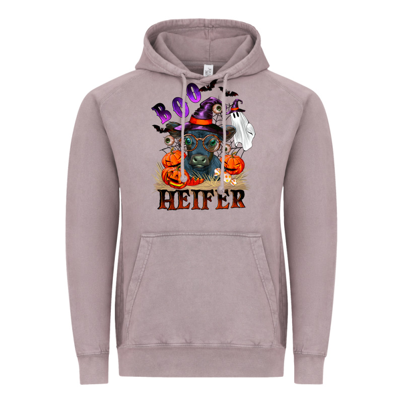 Boo Heifer Black Angus Vintage Hoodie by RanaPortraitStore | Teevron