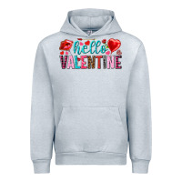 Heather Grey Hello Valentine Urban Hoodie - HowdyJamesFarm