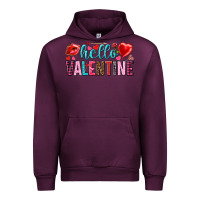 Mauve Wine Hello Valentine Urban Hoodie - HowdyJamesFarm
