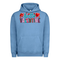 Pigment Pebble Blue Hello Valentine Urban Hoodie - HowdyJamesFarm