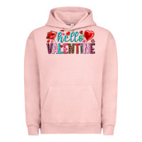 Pigment Salmon Hello Valentine Urban Hoodie - HowdyJamesFarm