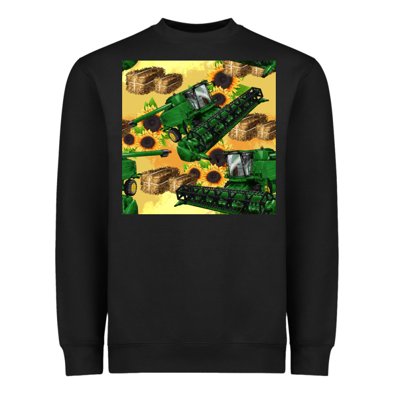 Harvester Seamless Pattern Heavyweight Sweatshirt by BundleAndBundleShop | Teevron