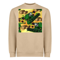 Mushroom harvester seamless pattern Heavyweight Sweatshirt - BundleAndBundleShop
