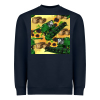 Navy harvester seamless pattern Heavyweight Sweatshirt - BundleAndBundleShop