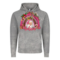 Cloud Rock pink christmas believe  rainbow Vintage Hoodie - AdoDesignShop