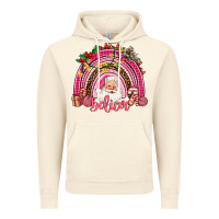 Vintage Artic pink christmas believe  rainbow Vintage Hoodie - AdoDesignShop