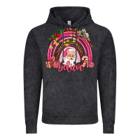 Vintage Black pink christmas believe  rainbow Vintage Hoodie - AdoDesignShop