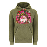 Vintage Olive pink christmas believe  rainbow Vintage Hoodie - AdoDesignShop