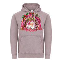 Vintage Zinc pink christmas believe  rainbow Vintage Hoodie - AdoDesignShop