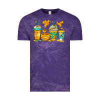 Cloud Purple bumble bee honey coffee Vintage Tee - Jasminsmagicworld