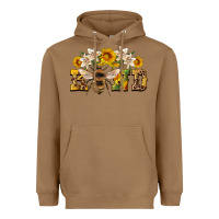 Toasted Coconut bee kind Heavyweight Hoodie - Artiststas