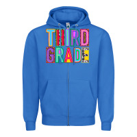 True Royal third grade Zipper Hoodie - NancyCooperArtShop