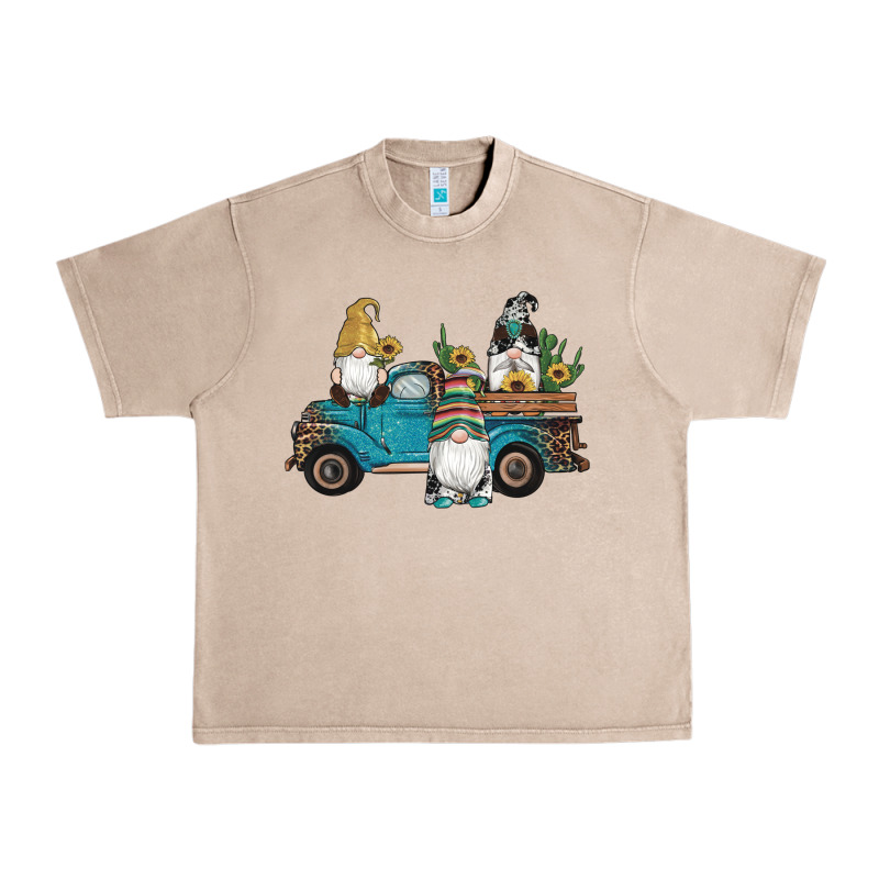 Western Gnomes Truck Sunflowers Cactus Gemstone Leopard Glitter Serape Urban Heavy Tee by Artiststas | Teevron