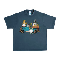 Midnight Navy western gnomes truck sunflowers cactus gemstone leopard glitter serape Urban Heavy Tee - Artiststas